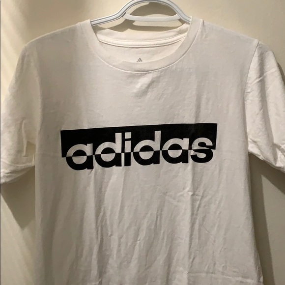 Men’s White Adidas T-Shirt - Picture 2 of 3